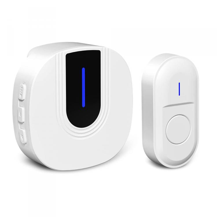 LIKEPAI Wireless Doorbell Waterproof Wireless Door Bell Chime Operating at 1,000ft Range with 55 Melodies Mute Mode Door Chimes N99D Wireless Doorbell 第1张