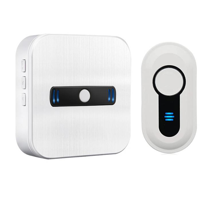 LIKEPAI Wireless Doorbell Battery Powered for Home Battery Operated Door Bell Chime with 1 Portable Receiver 2 Waterproof Push N8G-W Wireless Doorbell 第1张