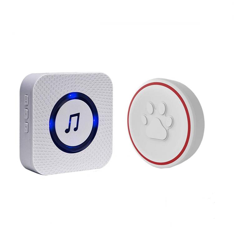 LIKEPAI Dog Doorbells for Potty Training-Wireless Dog Door Bell for Dog Puppy Training Sliding Door Go Outside Doorbell and Wate Pet Touch Doorbell 第1张