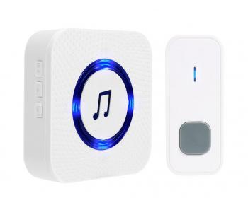 LIKEPAI wireless waterproof doorbell 55 kinds music 110dB waterproof wireless smart door bell ring doorbell N9K1