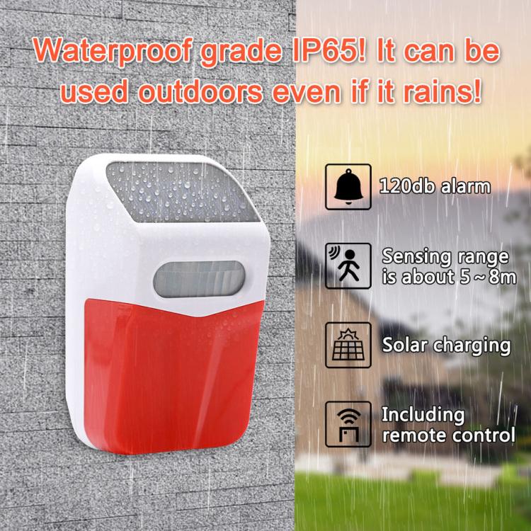 LIKEPAI motion sensor panel lighting security light solar wall IP67 waterproof PIR detection security alarm sensor for home PIR Sensor Transmitter 第3张