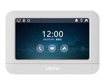 LIKEPAI P7006PD TuyaSmart Wireless IP network Intercom Two way Video intercom doorbell 7 Inch Screen indoor monitor