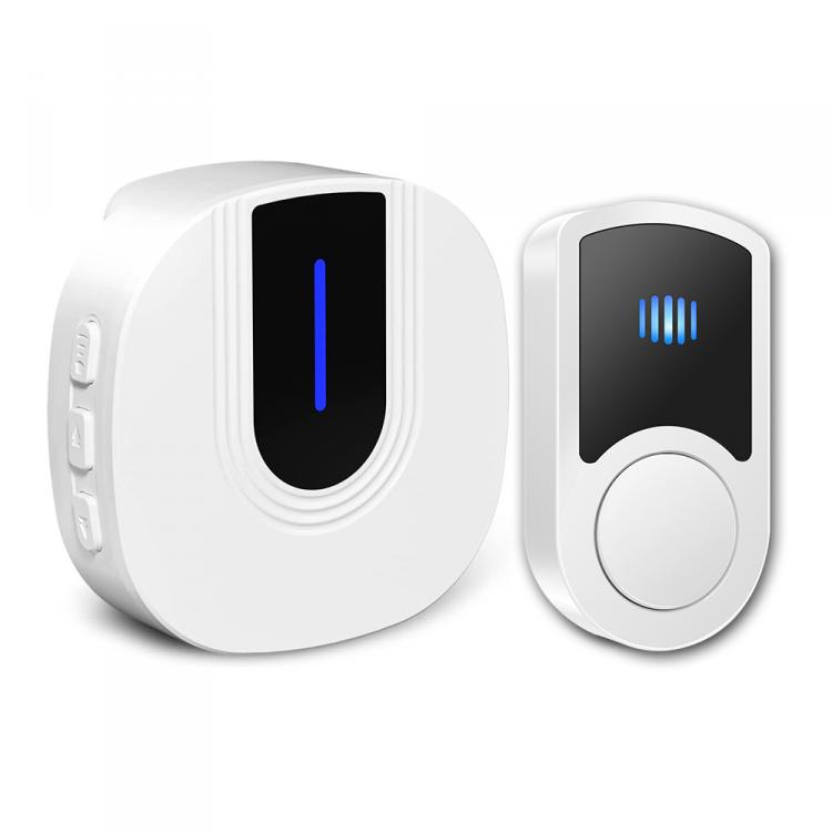 LIKEPAI Wireless Doorbell Waterproof Door Bell Chime Operating 1000ft Range 55 Melodies Mute Mode 1 Button 1 Receiver For Home N99G Wireless Doorbell 第1张