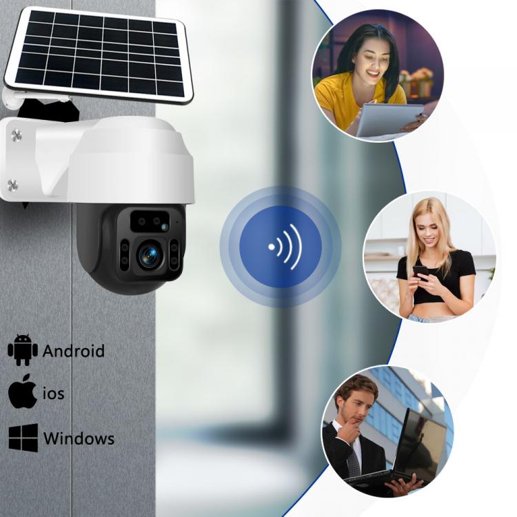 LIKEPAI New 4G IP Solar camera With 12000mAh CCTV wireless Outdoor Security camera Panel Powered Wifi Camera Solar Power Camera 第3张