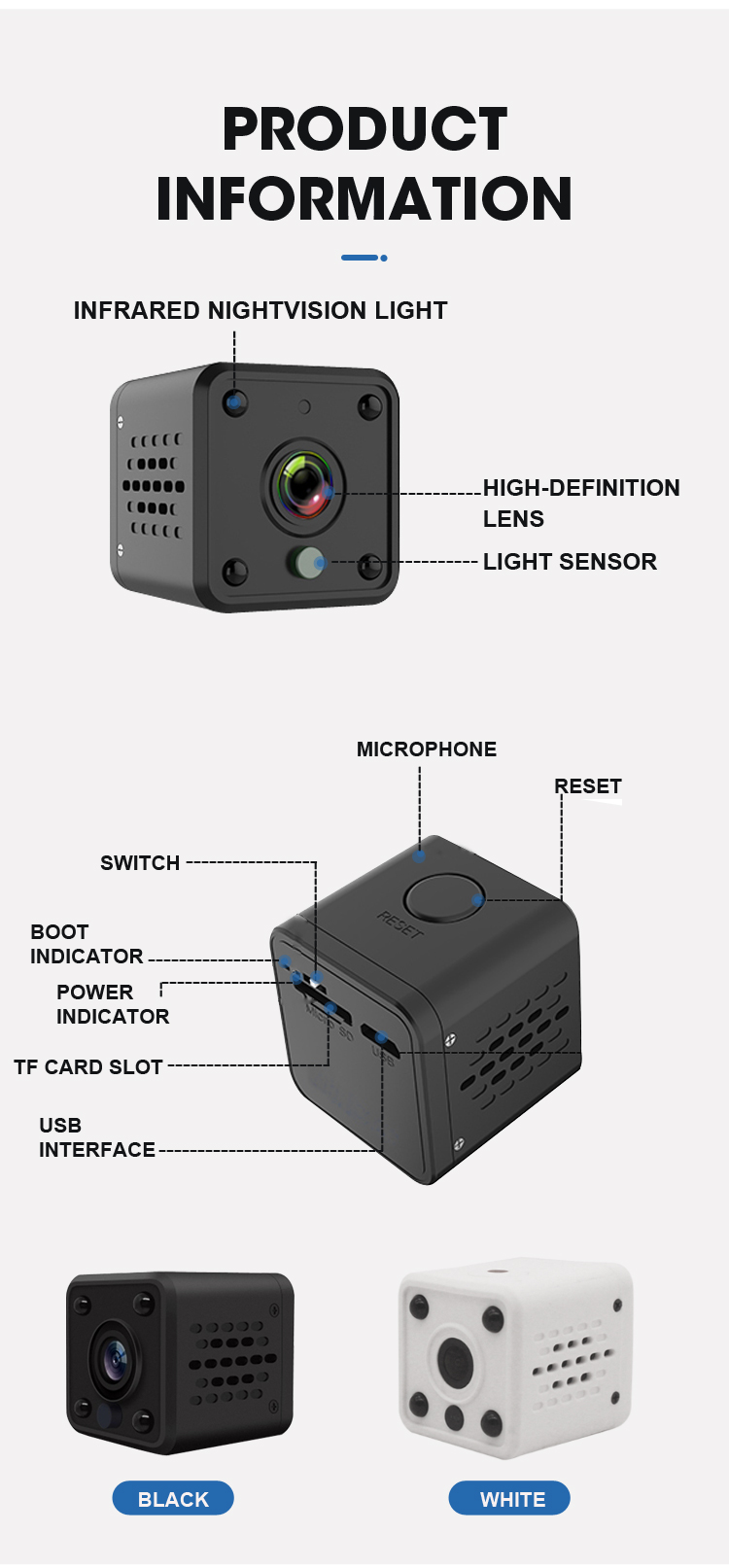 LIKEPAI Battery WIFI Camera Security CCTV CE/ROHS Cetection Night Vision Hidden Wireless Home Mini HD 1080P Smart Mic Mini battery camera 第6张