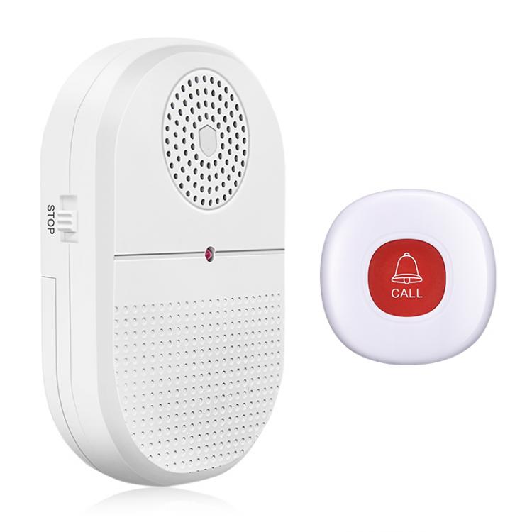 LIKEPAI 1 transmitter and 1 receiver Home wireless elderly one button help alarm call emergency response reminder Call Button Transmitter 第1张