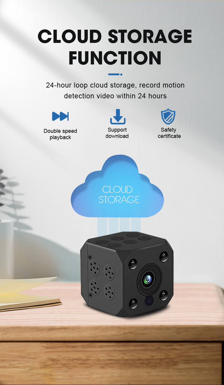 LIKEPAI WJ03 1080P HD Battery WIFI Camera Security CCTV Night Vision Hidden Wireless Mini Very small BlueCamCloud APP Mini battery camera 第3张