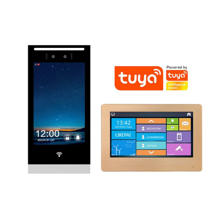 Tuya Smart APP Video Voice Two-Way Intercom Calling System support IP cameras surveillance Tuya video intercom host 第1张