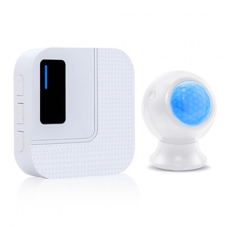 LIKEPAI tuya wifi smart Wall Mounted PIR motion security alarm sensor Portable Alert Caregiver Pager for home detection alarm PIR Sensor Transmitter 第1张