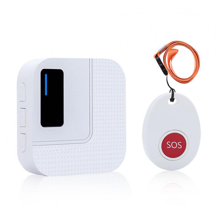 LIKEPAI Wireless Buzzer Emergency Call System smart wifi elder SOS personal pager calling button panic alarm transmitter Call Button Transmitter 第1张