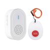 LIKEPAI Portable Motion Sensor Alert Caregiver Pager Room Monitor Bed Alarm to Falling and Wandering for Elderly