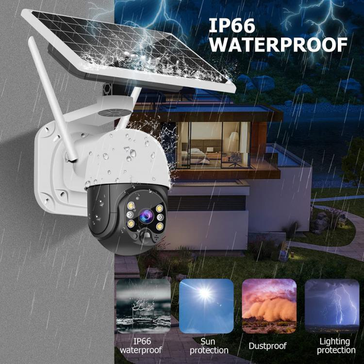 LIKEPAI TuyaSmart low-power 4G solar PTZ Camera 5X Zoom outdoor waterproof IP CCTV Night Vision WIFI Camera With 32G Sim Card News 第4张