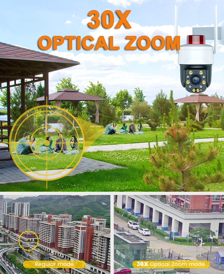 5MP 30X optical zoom IR 150m night vision network wifi PTZ cam IP 4G wireless smart tuya outdoor ptz camera Q11-30X News 第4张