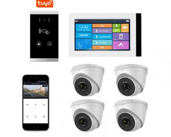 Custom Villa Video Wifi Night Vision Audio Doorphone Digital Dingdong Doorbell Intercom Telephone System