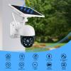 LIKEPAI TuyaSmart low-power 4G solar PTZ Camera 5X Zoom outdoor waterproof IP CCTV Night Vision WIFI Camera With 32G Sim Card
