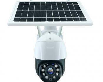 TuyaSmart low-power 4G solar 3MP Full HD 5X Zoom PTZ Camera outdoor waterproof IP CCTV Night Vision WIFI Camera With Sim Card