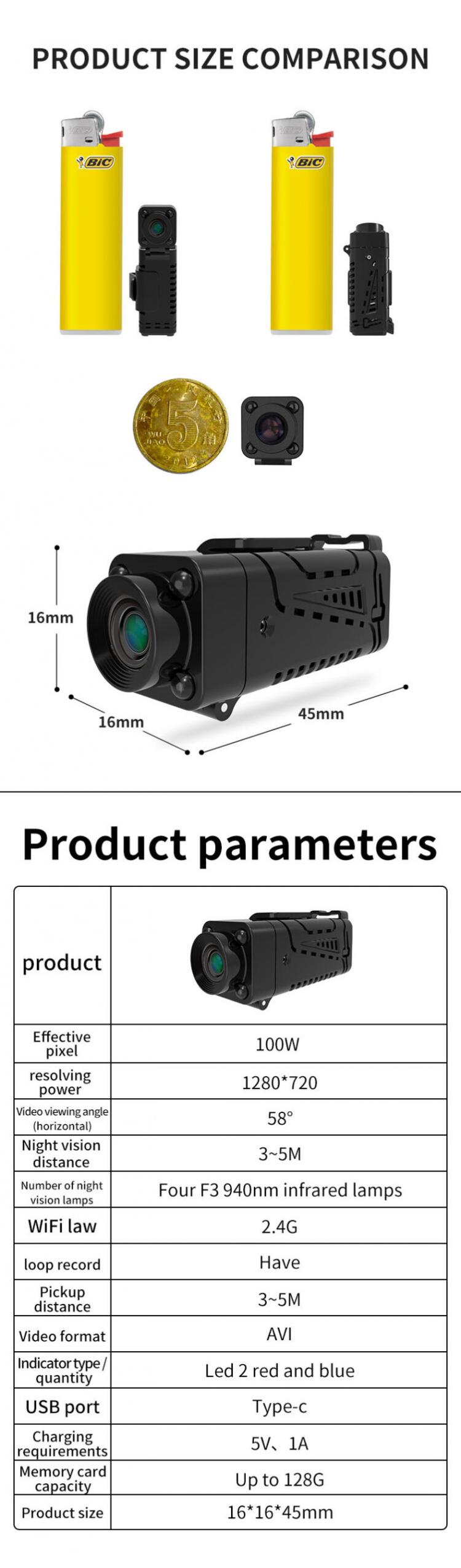 OEM Smallest Mini IP Camera Sport DV Night Vision Camcorder Motion Micro Video Small Camera HD mini A9 wifi camera mini A9 News 第3张