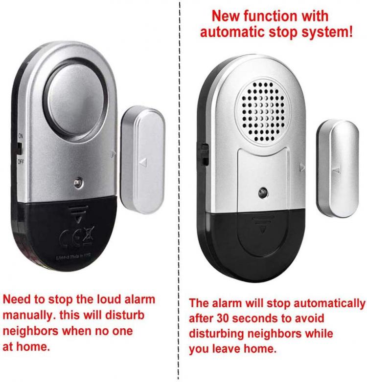 LIKEPAI wireless door sensors alarm 120db dependent automatic Entry Burglar door window alarm stop door alarm Door Sensor Transmitter 第9张