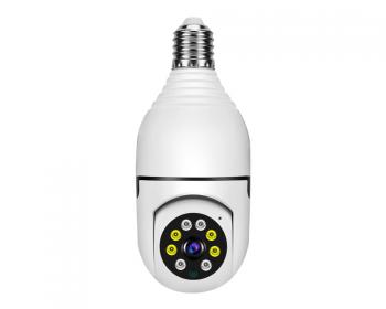 V380 Surveillance Security Cameras Shaped Bulb Night Vision Two-way Audio Outdoor Bulb Ip Cctv Wifi Ptz Camera