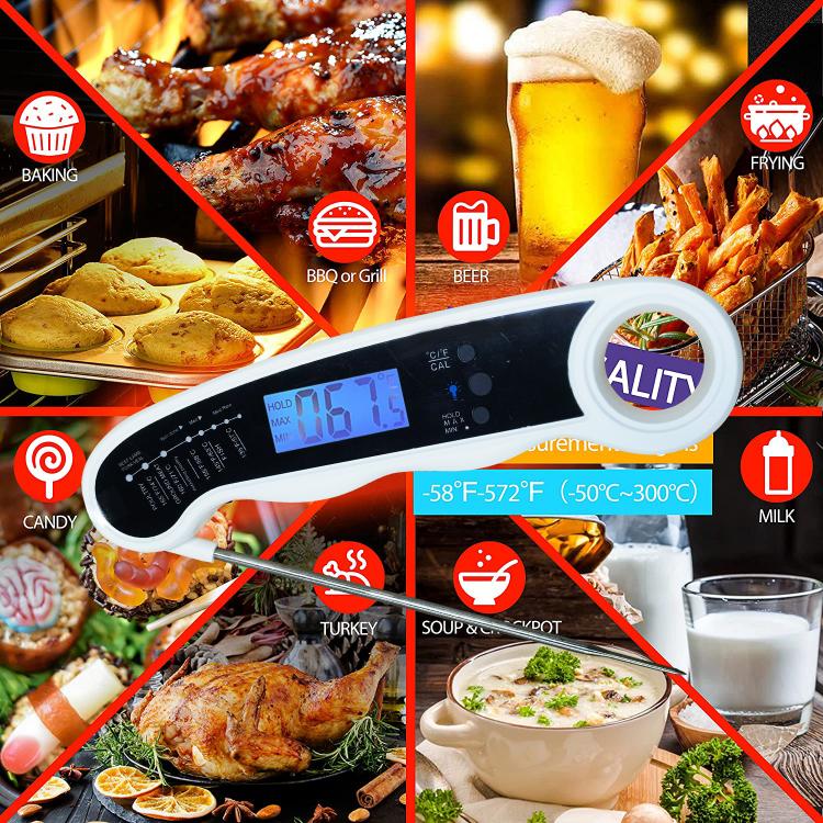 LIKEPAI Kitchen Thermometer Milk BBQ Meat Beef Instant Read Wireless Digital Cooking Food Waterproof Thermometer Food thermometer 第2张