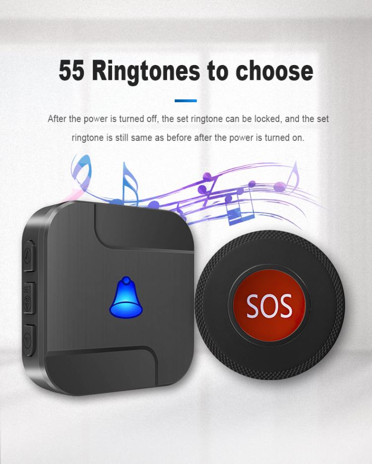 LIKEPAI SOS Pager Button Elderly Children Emergency Help Home Security Alarm System Waterproof Portable Wireless Doorbell News 第14张