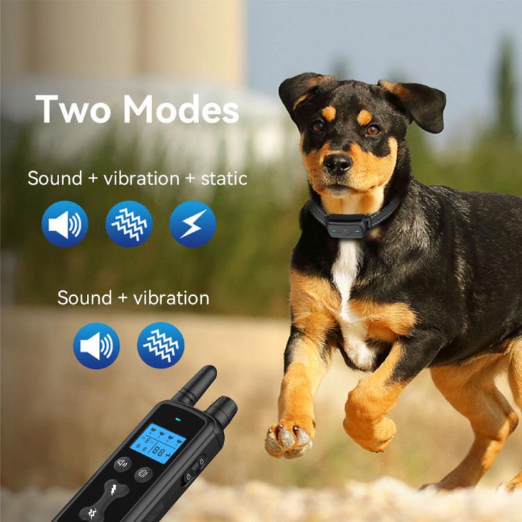 Dog Electric Training Collar 700m Remote Control Electronic Shock With Lock Mode Waterproof Dog Bark-stop Collar Set For Dogs Dog training collar 第5张