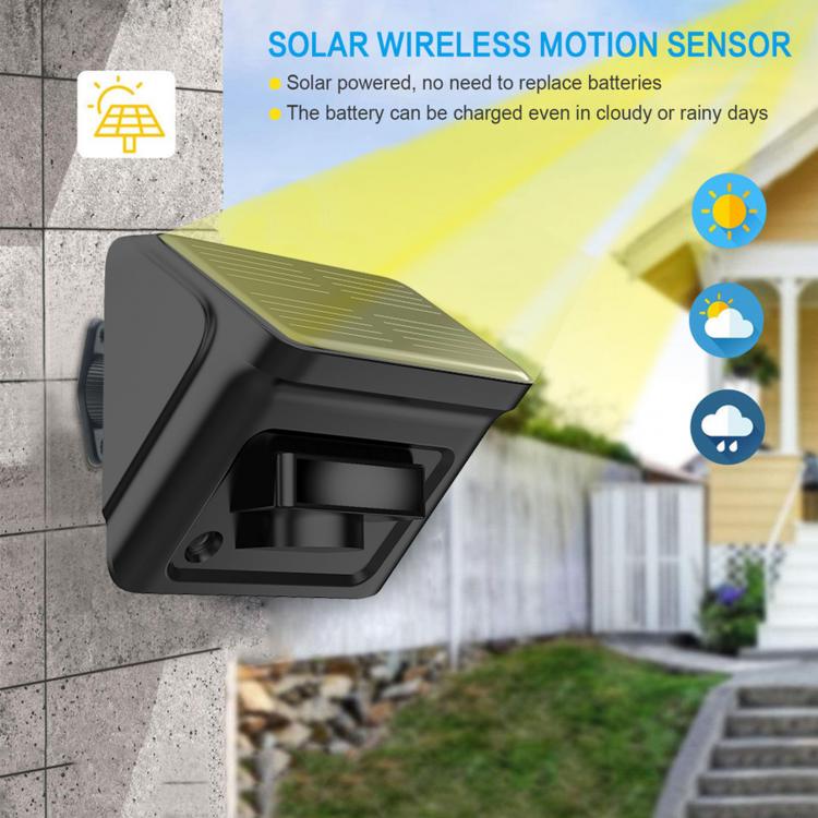 LIKEPAI Factory Directly Sell Security Alarm System Solar Sensor Motion Driveway Alert Strobe Siren 9 Multi-zone digital display PIR Sensor Transmitter 第7张
