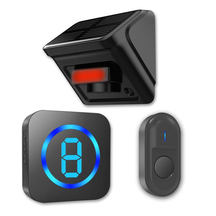 Driveway alarm outdoor yard garage PIR infrared sensor detection alarm equipment home security burglar system 300m distance News 第1张
