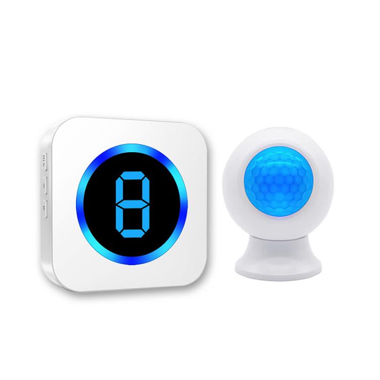 LIKEPAI Portable Motion Sensor-Alert Caregiver Pager Room Monitor,Bed Alarm to Falling and Wandering for Elderly Dementia Child PIR Sensor Transmitter 第2张